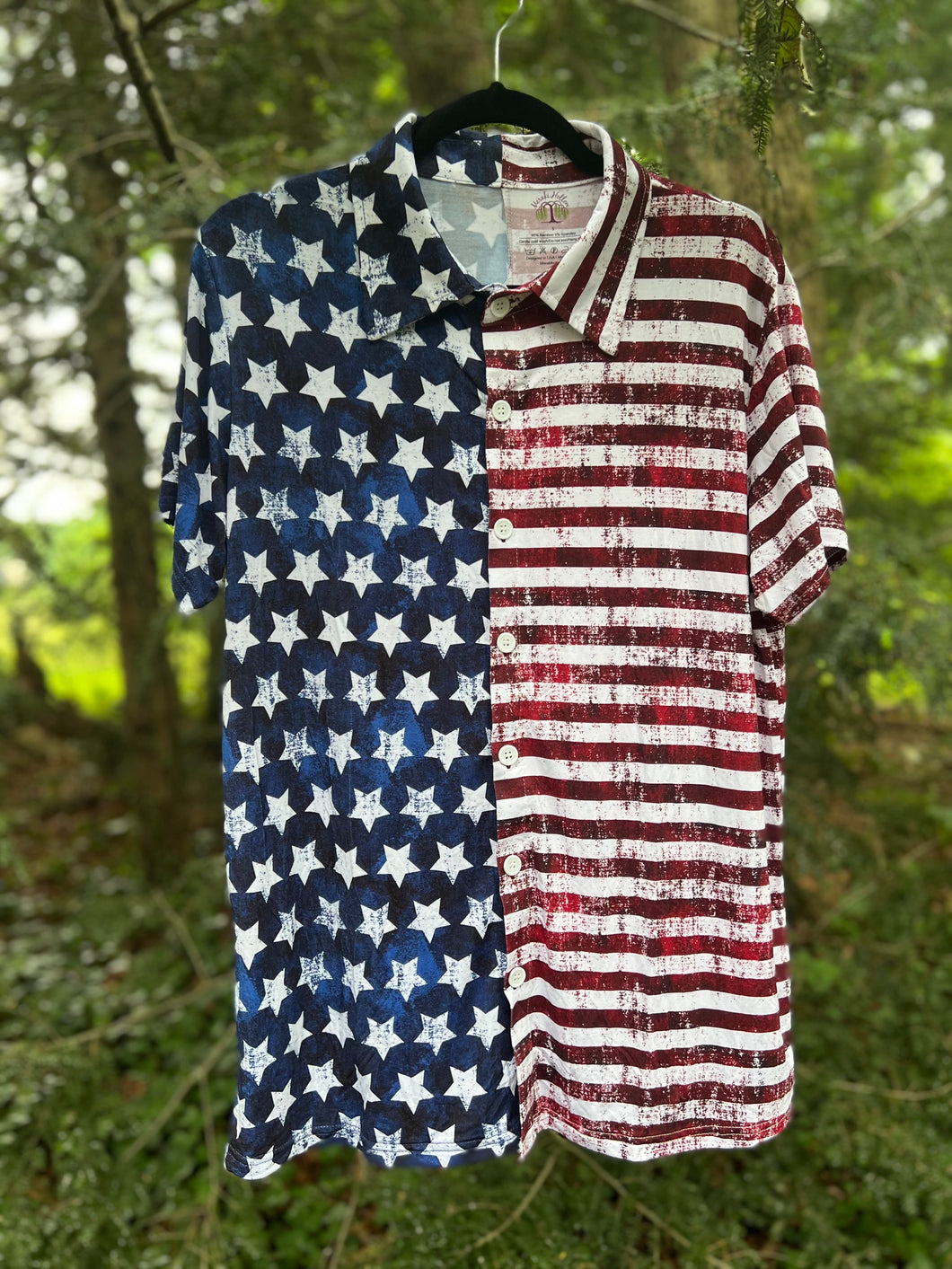 Stars & Stripes - Adult Button Up Shirt