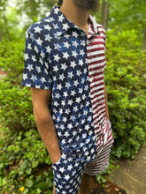 Load image into Gallery viewer, Stars &amp; Stripes - Adult Button Up Shirt
