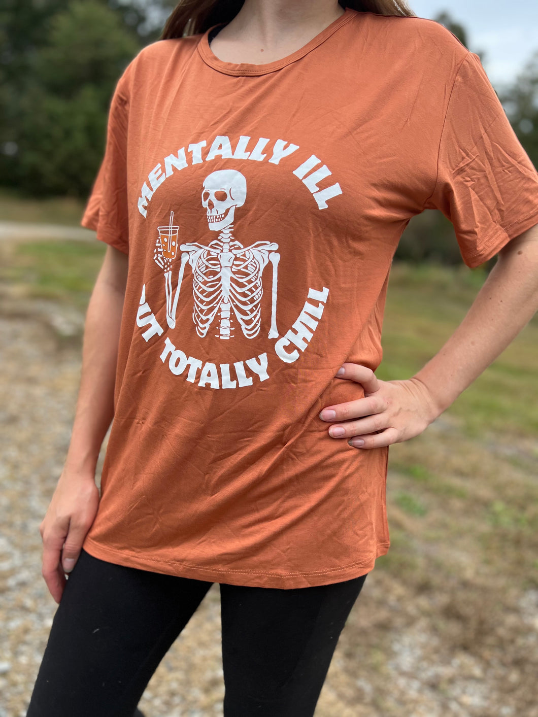 Mentally ill - Bamboo Graphic T Shirt