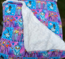 Load image into Gallery viewer, Happy Honmoon - Bamboo/Minky 60x60 Blanket
